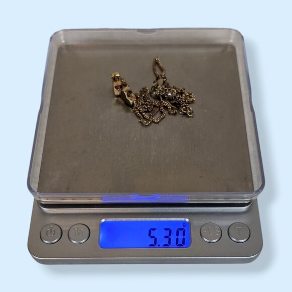 (2/$20) JCM <3 M Pendant Necklace - Picture 6 of 6